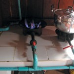 Supergas fueled stove